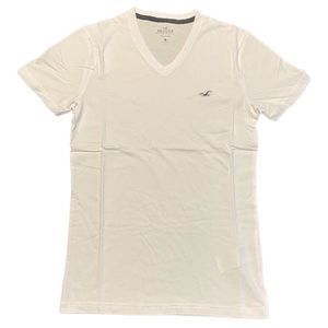 NWOT - Hollister Men’s Must-Have V-Neck T-Shirt (White)